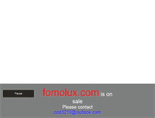 Tablet Screenshot of fomolux.com